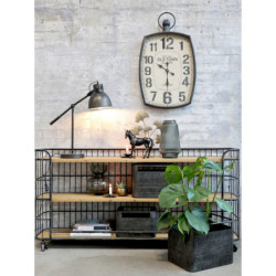 3ks plechový zinkový antik obal na květináč Planters - 40*30*30/ 32*22*21cm