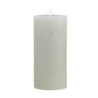 Zelená široká svíčka Macon Rustic verte - Ø 7*15cm/ 60h
