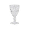 Sklenička na noze ze silnějšího skla s dekorem Diamond cut - Ø9,5*17cm
