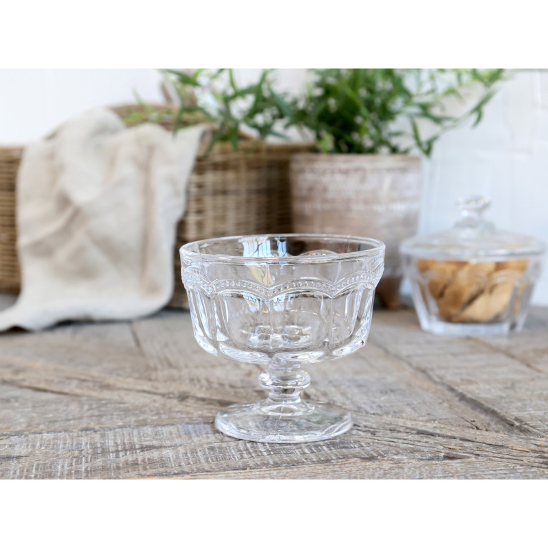 Skleněná miska na noze Antoinette 0,2l - Ø9,5*9 cm