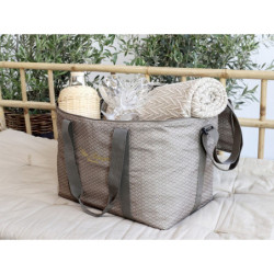 Veliká mocca cestovní termotaška s popruhem Pessac Cooler - 44*27*32cm