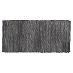 Černý antik bavlněný koberec Rug black - 75*160 cm