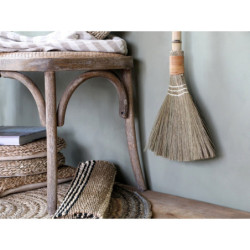 Přírodní bambusové koště s trávou Sweep - 28*130cm