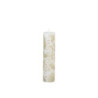 Bílo-zlatá adventní svíčka s čísly 1- 4 Advent Candle - Ø 5*20cm / 48h