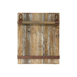 Hnědá antik dřevěná nástěnná deska na papírovou roli Board - 36*5*46 cm
