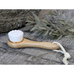Dřevěný kartáč na mytí obličeje Éternel Face Brush - 4,5*15 cm