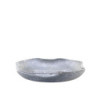 Zinkový antik plechový podnos s ohnutým okrajem Wavy S - Ø 15,5*2,5 cm