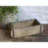 Dřevěná přírodní retro bedýnka Grimaud Brick old - 30*15*10 cm