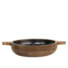 Dřevěná servírovací miska z mangového dřeva Tours Handles - Ø 24*5 cm/ 1600ml