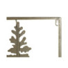 Bronzový antik kovový nástěnný obraz se stromy Wall Décor - 110*7*50 cm