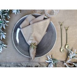Bronzová antik kovová lžička s jelenem Deer - 14cm