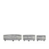 Set 3ks zinkový antik kovový svícen Lace - Ø 8*5/ Ø 10*5/ Ø 15*5 cm