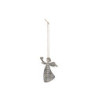 Vánoční kovová závěsná dekorace anděl Angel - 7*10 cm