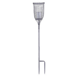 Zinkový antik kovový svícen se zápichem Spear - 11*103 cm