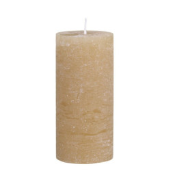 Medová široká svíčka Macon Rustic honey - Ø 7*15cm/ 60h