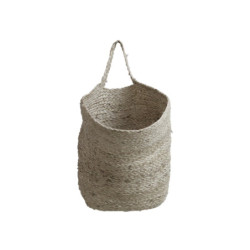 Přírodní jutový koš na zavěšení Billbo - 50*59 cm