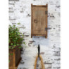 Retro nástěnná dřěvěná skříňka s dvířky Grimaud Brick - 15*9*32 cm
