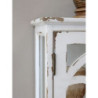 Krémová antik nástěnná dřevěná skříňka s dvířky Old Satin - 70*20*62 cm