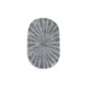 Šedá oválná mramorová úchytka Marble - 5,5*3,5 cm