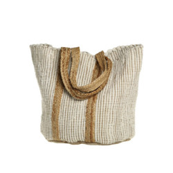 Béžová plážová jutová taška Beach Bag - 40*30*60 cm