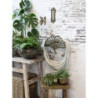 Bronzový antik litinový zvonek s ornamenty Brasso - 7*14*13 cm