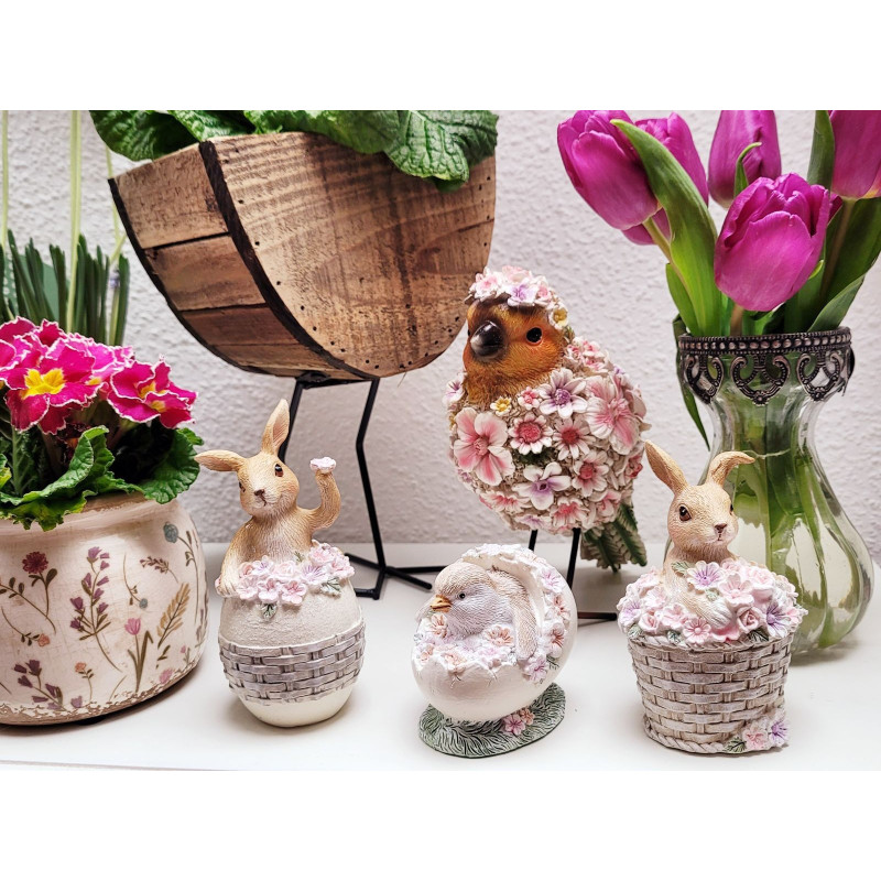 Skleněná dekorační váza s kovovým zdobením Hyacinth -  Ø 9*15cm