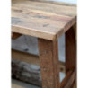 Hnědá dekorační dřevěná lavice Grimaud Unit - 60*30*50 cm