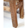Hnědá dekorační dřevěná lavice Grimaud Unit - 60*30*50 cm