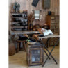 Hnědý odkládací dřevěný stůl Grimaud School Table - 61*45*70 cm