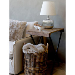 Hnědý odkládací dřevěný stůl Grimaud School Table - 61*45*70 cm