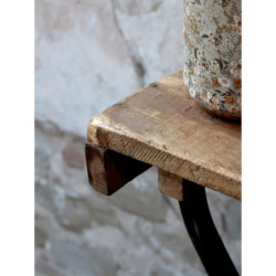 Hnědý odkládací dřevěný stůl Grimaud School Table - 61*45*70 cm