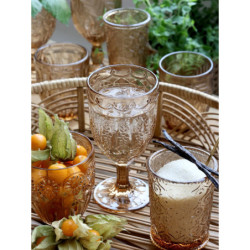 Sada 6ks barevných skleniček Saint-Émilion zúžené - Ø8*10cm / 330ml