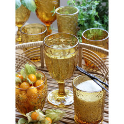 Sada 6ks barevných skleniček Saint-Émilion zúžené - Ø8*10cm / 330ml