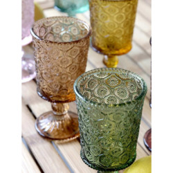 Sada 6ks barevných skleniček na víno  Saint-Émilion rovné - Ø7*14cm / 150ml