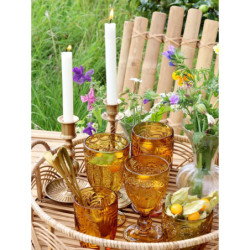 Sada 6ks barevných skleniček na víno  Saint-Émilion zúžené - Ø8*15cm / 230ml