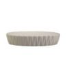 Latté porcelánová miska na mýdlo Diamond - 13*9*2.5 cm