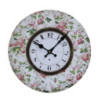 Nástěnné hodiny s květinami Flowers de Provence – 34*3cm/ 1*AA