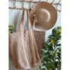 Přírodní hnědá plážová jutová taška Beach Bag - 40*30*60 cm