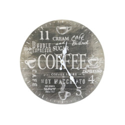 Mocca nástěnné hodiny Coffee – 34*3cm/ 1*AA
