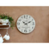 Šedé nástěnné hodiny Be Joyful in Hope – Ø 34 cm/ 1*AA