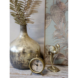 Mosazné antik stolní hodiny Antique Paris – 11*5*14 cm / 1*AA