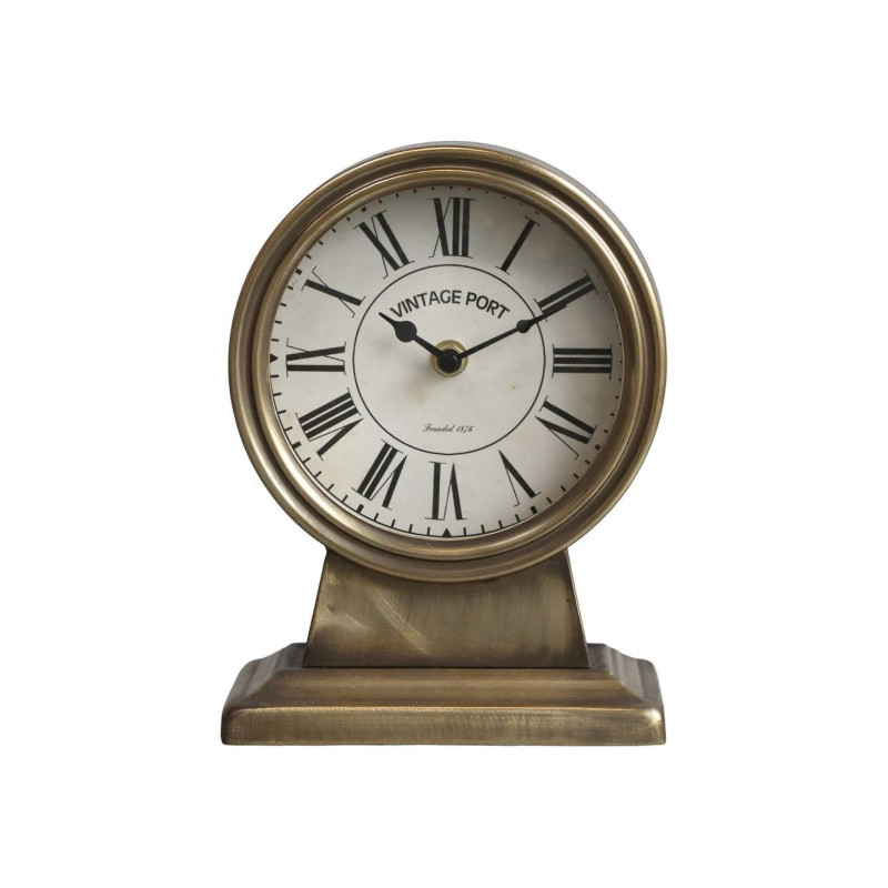 Mosazné antik stolní hodiny Vintage Port – 16*9*21 cm / 1*AA