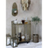 Mosazné antik stolní hodiny Vintage Port – 16*9*21 cm / 1*AA