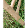Přírodní bambusový set stolek a 2 židle Bamboo Lyon - 70*70*75 cm