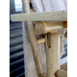 Přírodní bambusový stůl Bamboo Lyon - 150*80*76 cm