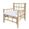 Přírodní bambusové křeslo Bamboo Lyon - 67*67*80 cm