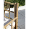 Přírodní bambusové křeslo Bamboo Lyon - 67*67*80 cm