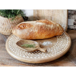 Dřevěný servírovací otočný podnos Tapas Tours Tray - Ø 40*7 cm