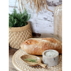 Dřevěný servírovací otočný podnos Tapas Tours Tray - Ø 40*7 cm