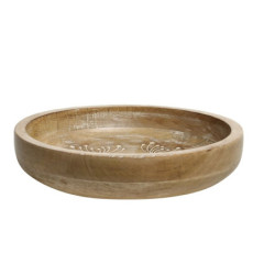 Dřevěná servírovací miska z mangového dřeva Tours Bowl - Ø 25*5 cm/ 1100ml